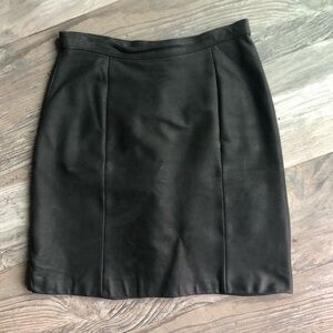 Vintage Contempo Casuals Leather Skirt